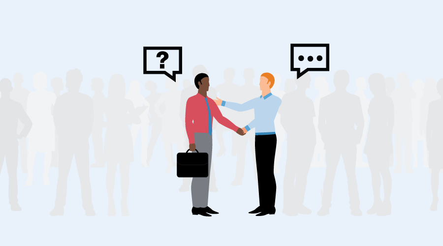 5 Questions to Ask Potential Employers at Job Networking Events