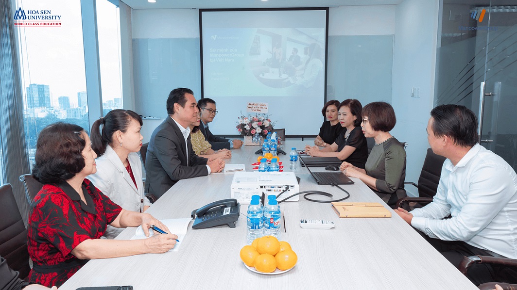 Lễ ký kết Biên bản Ghi nhớ Thỏa thuận Hợp tác của ManpowerGroup Việt Nam và Trường Đại học Hoa Sen