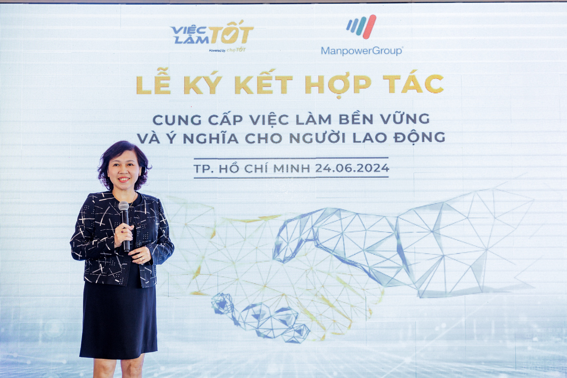 Bà Nguyễn Thanh Hương_Giám đốc Nhân sự Toàn quốc ManpowerGroup Việt Nam chia sẻ ý nghĩa hợp tác